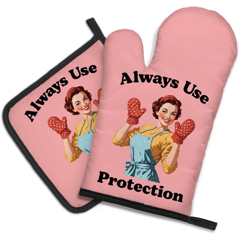 Funny Kitchen Gadgets Gifts - Always Use Protección Divertido Juego de