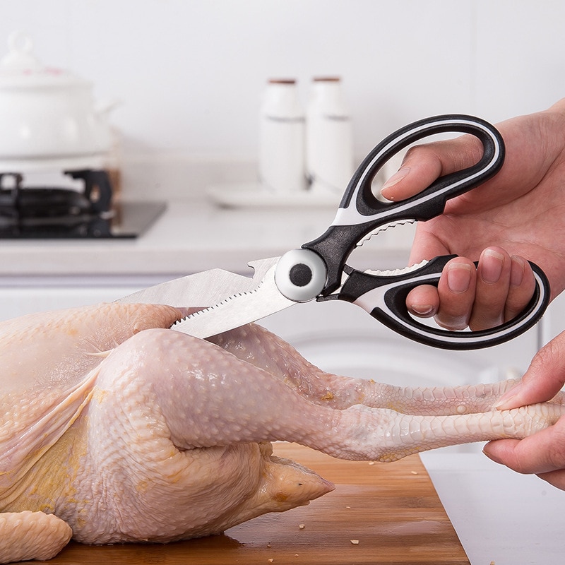 Kitchen Gadgets Latest - Tijeras de acero inoxidable para el