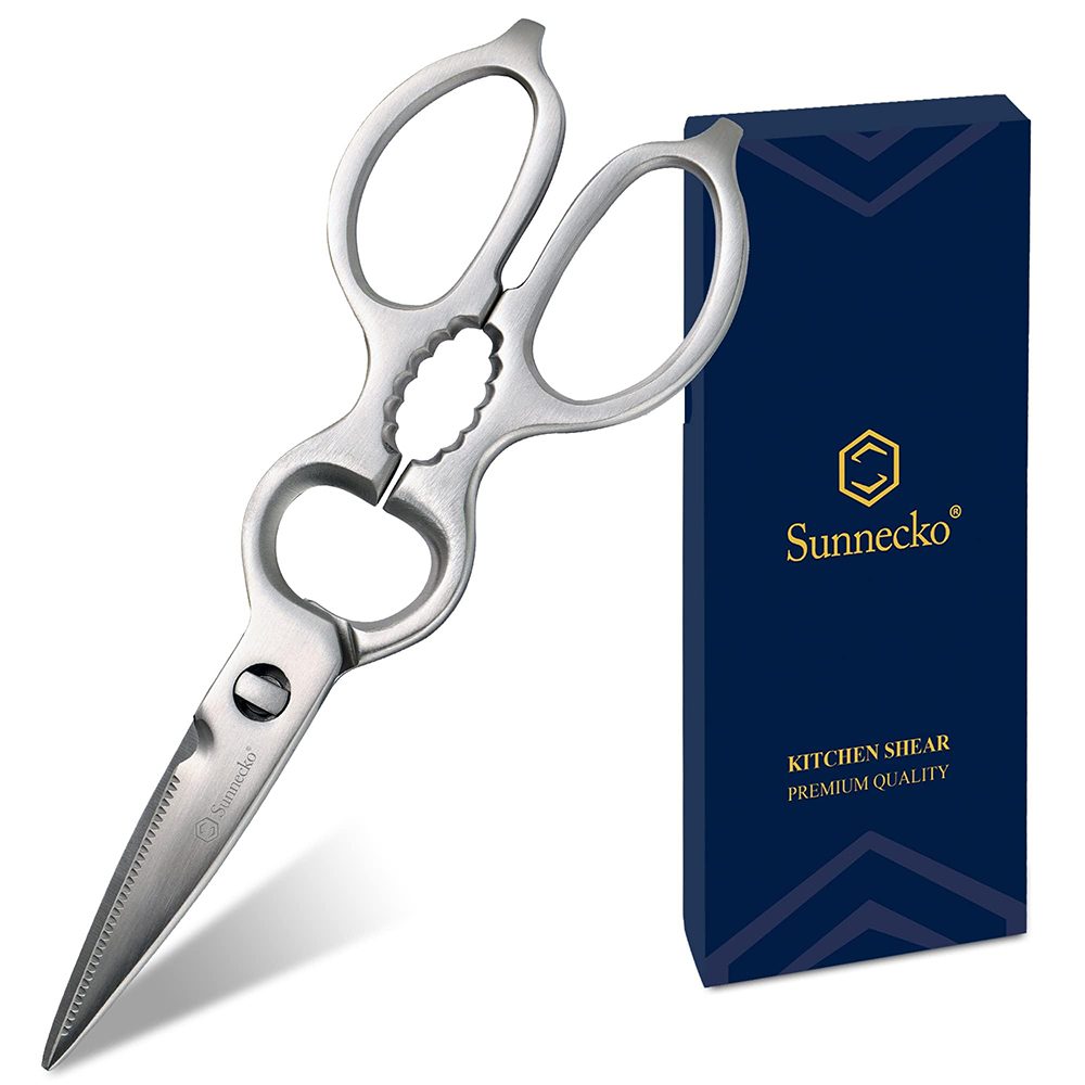 Kitchen Gadgets Latest - Sunnecko-Tijeras de cocina de acero inoxidable,