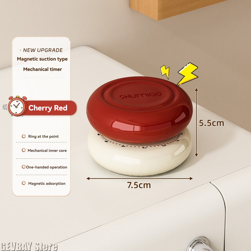 Kitchen Hand Gadgets - Temporizador mecánico magnético de giro con