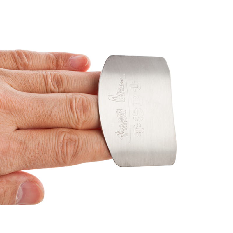 Protector de dedo de acero ino - Kitchen Hand Gadgets reseña y precio