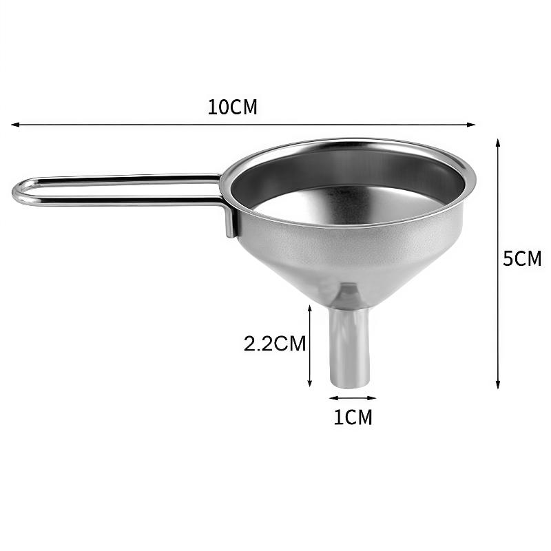Embudo de acero inoxidable con - Kitchen Gadgets For Small Kitchens reseña y precio